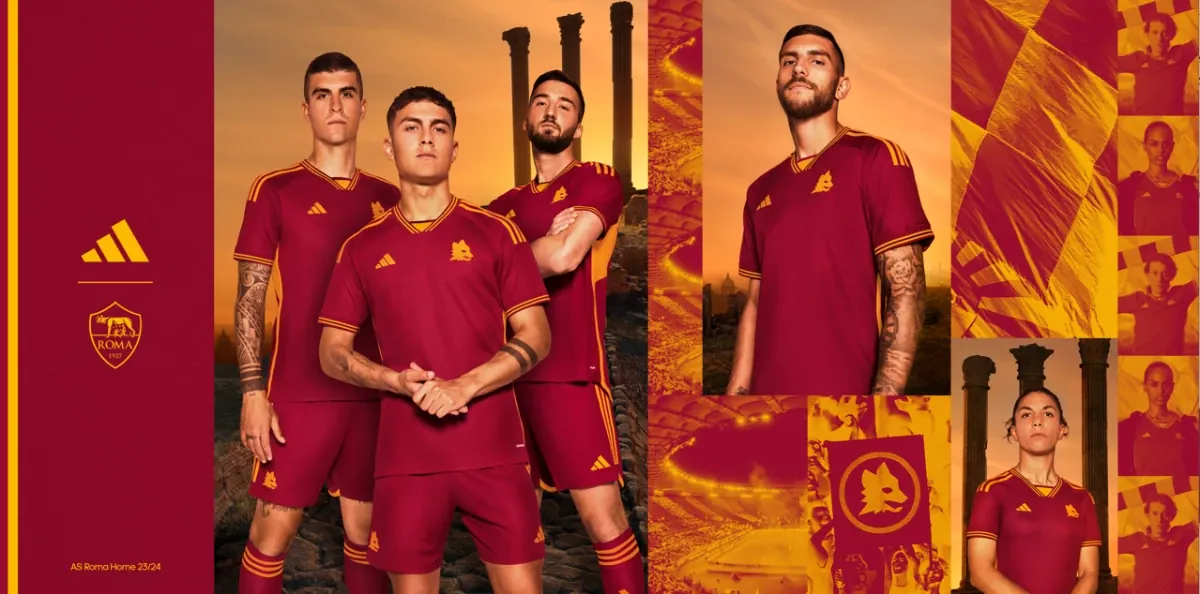 The new Roma 23/24 jersey