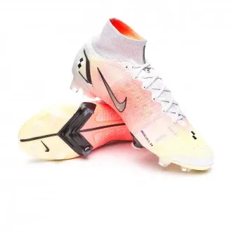 Bota Mercurial Superfly 8 Elite MDS 4.0 FG White-Metallic Silver-Pure Platinum-Bright Ma