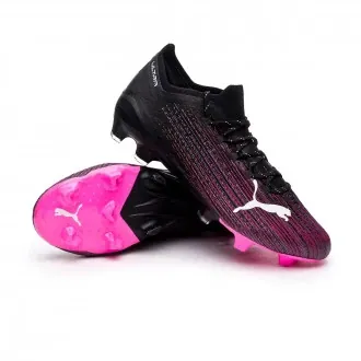 Bota Ultra 1.1 FG/AG Black-Luminous Pink