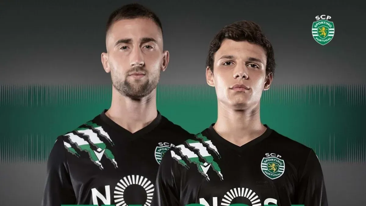 The Sporting CP 2020/21 away jersey