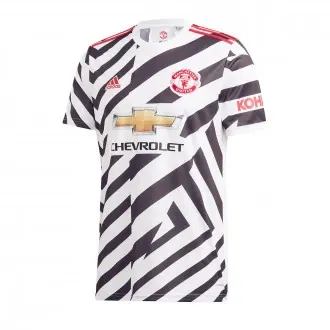 T-Shirt Manchester United FC 2020-2021 Third White-Black