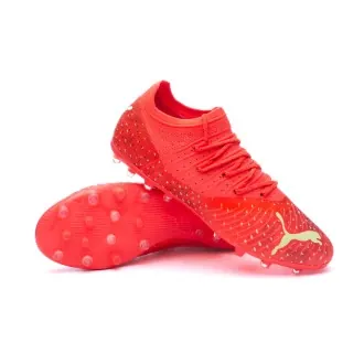 Football Boots Future 2.4 MG Fiery Coral-Fizzy Light-Black-Salmon