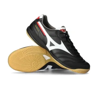 Zapatilla Morelia Sala Elite IN Black-White-Chinese Red