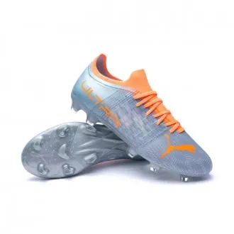 Football Boots Ultra 3.4 FG/AG Diamond Silver-Neon Citrus