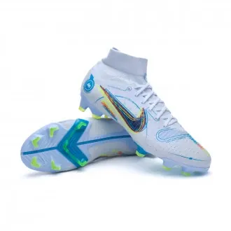 Football Boots Mercurial Superfly 8 Pro FG Football Grey-Dark Marina Blue-Light Marine