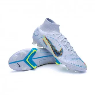 Football Boots Mercurial Superfly 8 Elite FG Football Grey-Blackened Blue-Light Marine