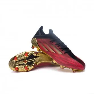 Football Boots X Speedflow .1 FG Vivid Red-Gold Metallic-Black