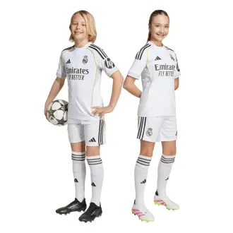 Kit Kids Real Madrid 2025-2026 Home White