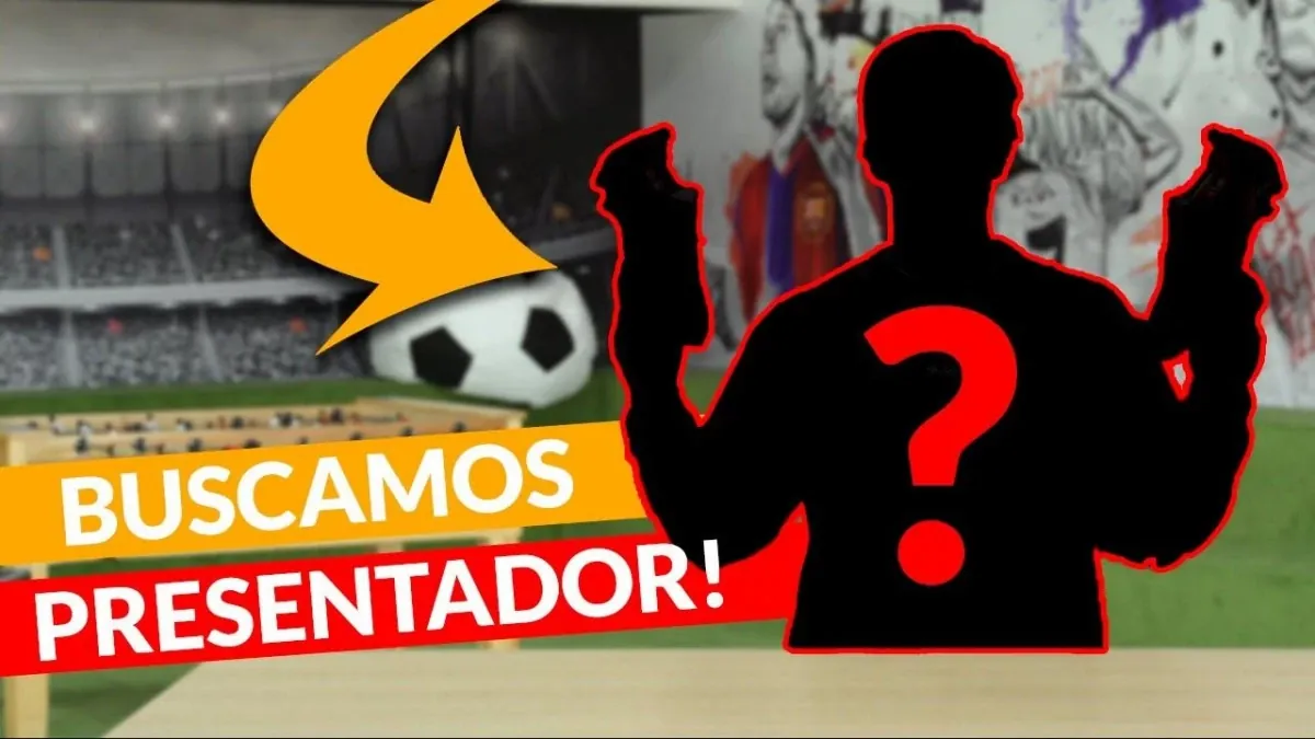 We are looking for a new presenter for Fútbol Emotion