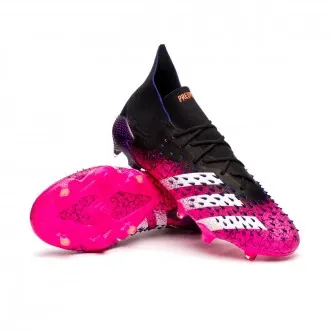 Football Boots Predator Freak .1 FG Black-White-Shock Pink