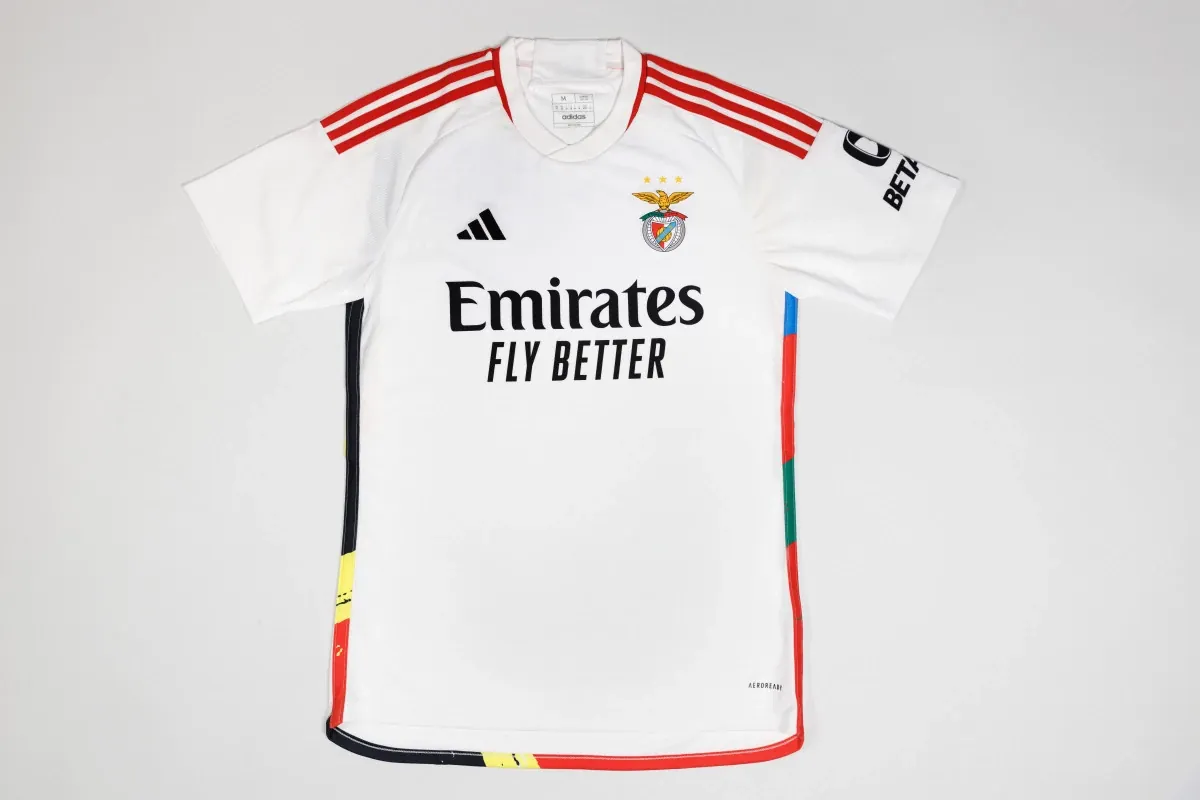 White and red. That's the third SL Benfica jersey for 2023/24