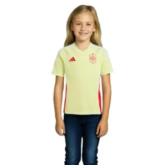 T-Shirt Kids Spain Euro 2024 Away Pulse Yellow-Halo Mint