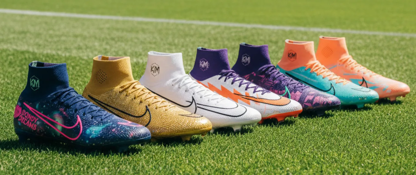 Kylian Mbappe signature Nike mercurial soccer cleats collection