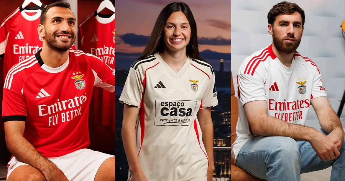 adidas & SL Benfica Drop 25/26 Kits That Celebrate Street Football’s Soul