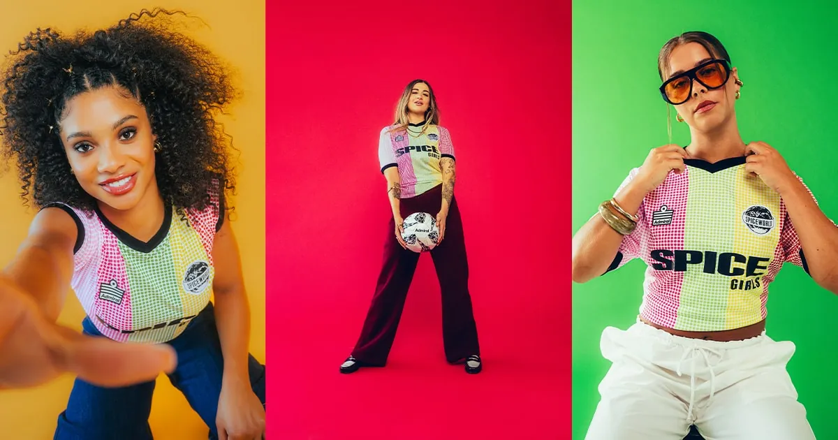 Admiral Team Up With The Spice Girls For A Lifestyle Jersey In Time For Festival Season
