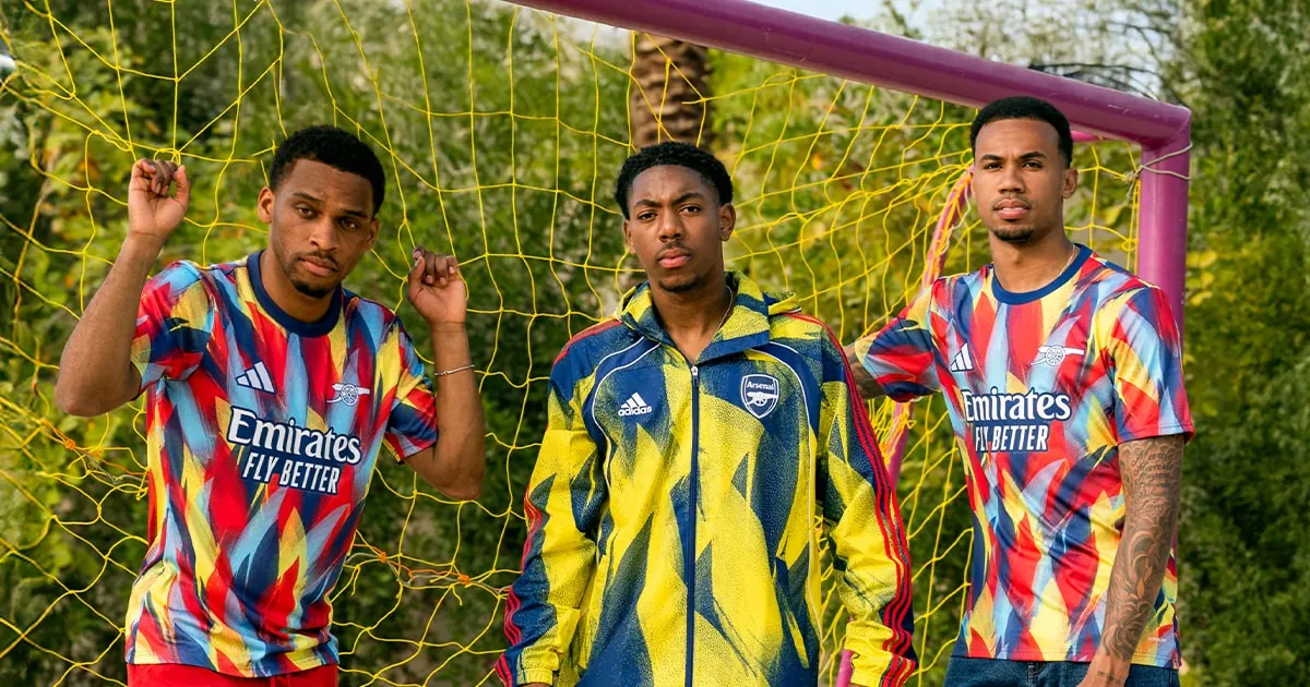 Arsenal & adidas Launch Vibrant Pre-Match Jersey Alongside Culturewear Collection