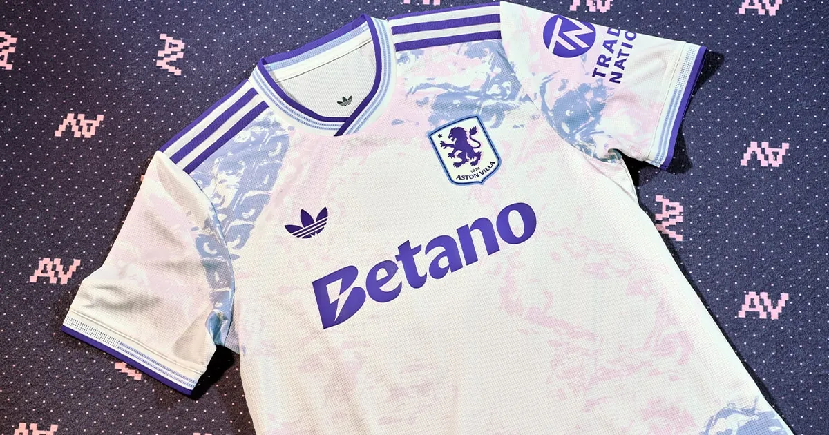 Aston Villa & adidas Reveal Trefoil-Emblazoned 25/26 Third Shirt