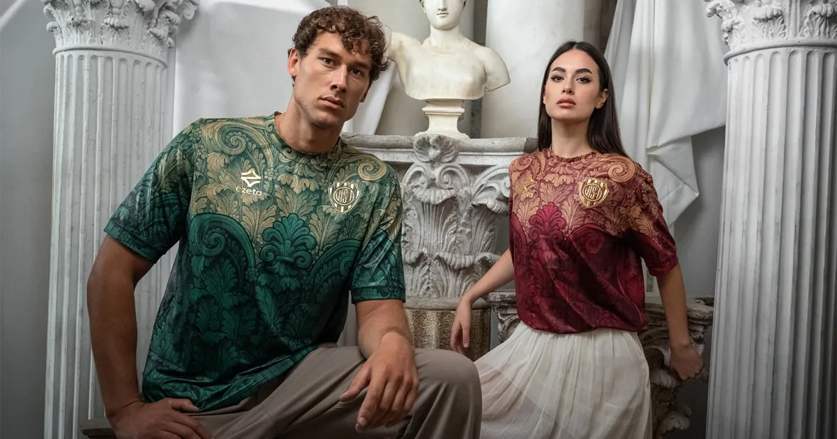 Ezeta Unveil Vis Aurelia 25/26 Home & Away Shirts: Corinthian Elegance In Fabric Form