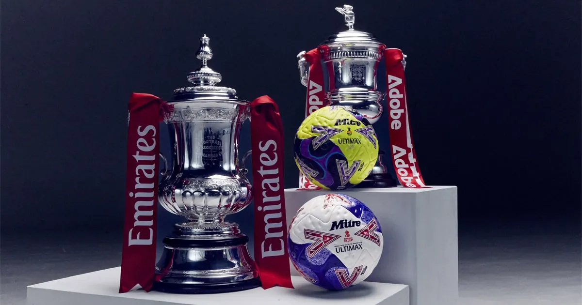 Mitre Unveils New FA Cup & Adobe Women’s FA Cup Match Balls for 2025/26