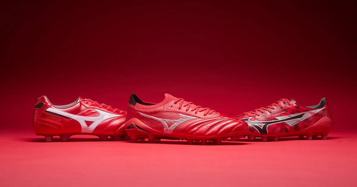 Mizuno Present Striking 'Ruby Red' Pack