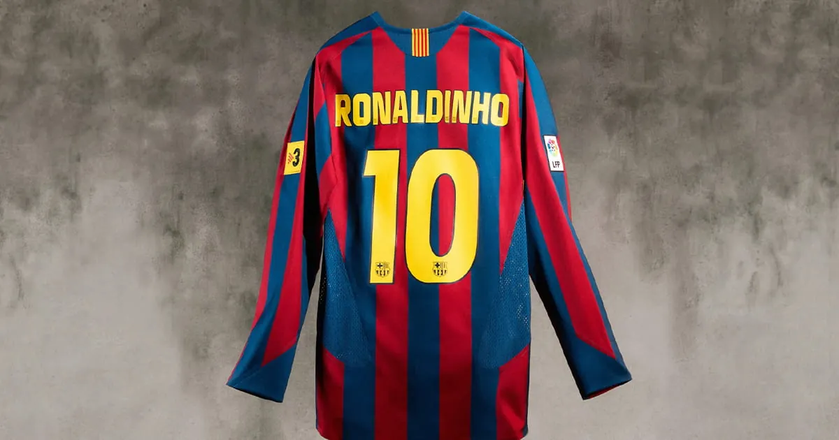 Nike's 2005/06 Barcelona Ronaldinho Reissue Jersey is Nostalgic Perfection